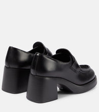 Miu Miu Leather penny loafers