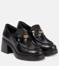Miu Miu Leather penny loafers - Miu Miu 皮革便士乐福鞋