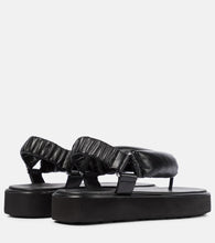 Miu Miu Leather thong sandals