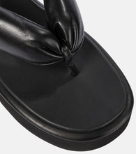 Miu Miu Leather thong sandals