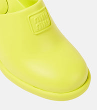 Miu Miu Logo clogs