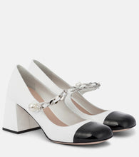 Miu Miu Mary Jane leather pumps - Miu Miu玛丽珍皮革高跟鞋