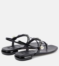 Miu Miu Patent leather thong sandals