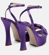 Miu Miu Satin platform sandals