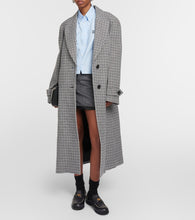 Miu Miu Single-breasted virgin wool coat