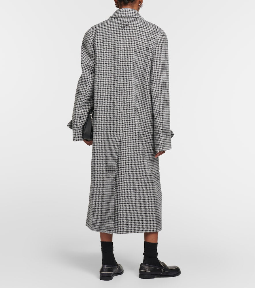 Miu Miu Single-breasted virgin wool coat