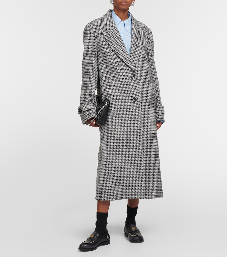 Miu Miu Single-breasted virgin wool coat