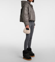 Miu Miu Wander Mini shearling shoulder bag