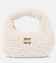 Miu Miu Wander Mini shearling shoulder bag - Miu Miu Wander Mini 羊毛单肩包