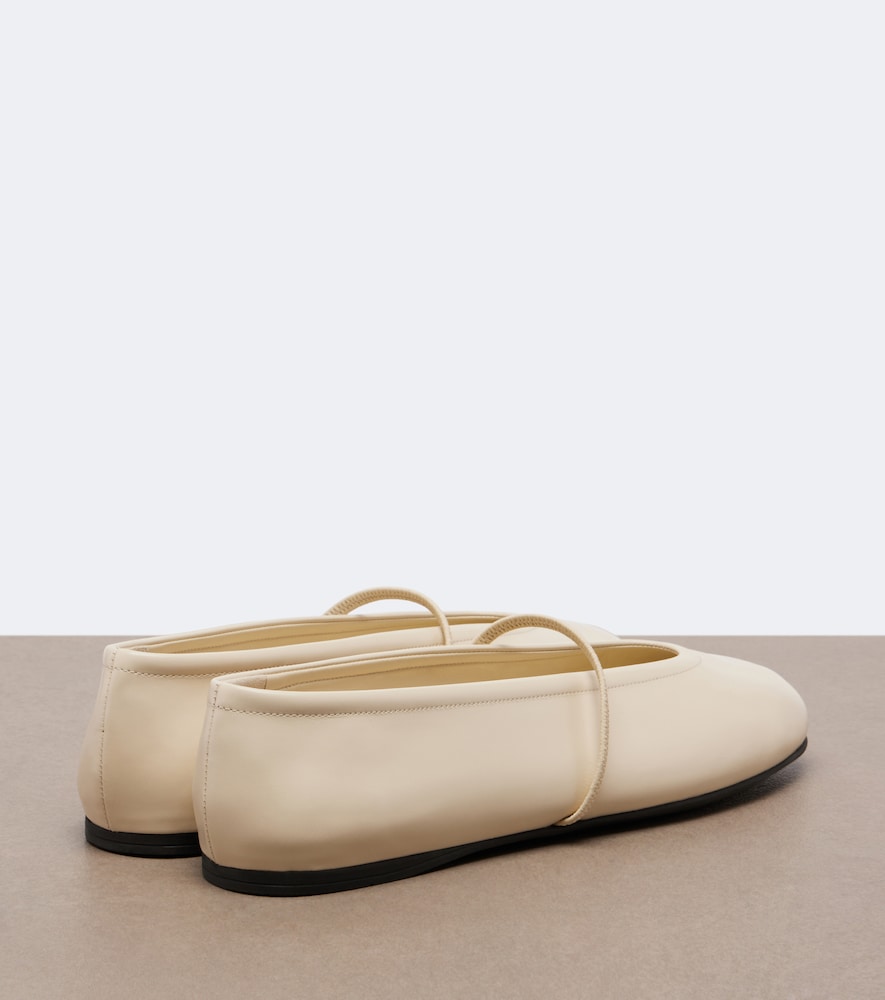 White Miu Miu Leather ballet flats - Ballerina Flats