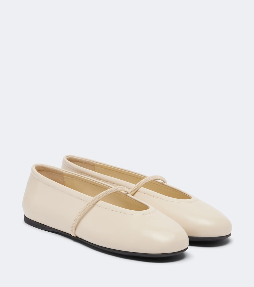 White Miu Miu Leather ballet flats - Ballerina Flats