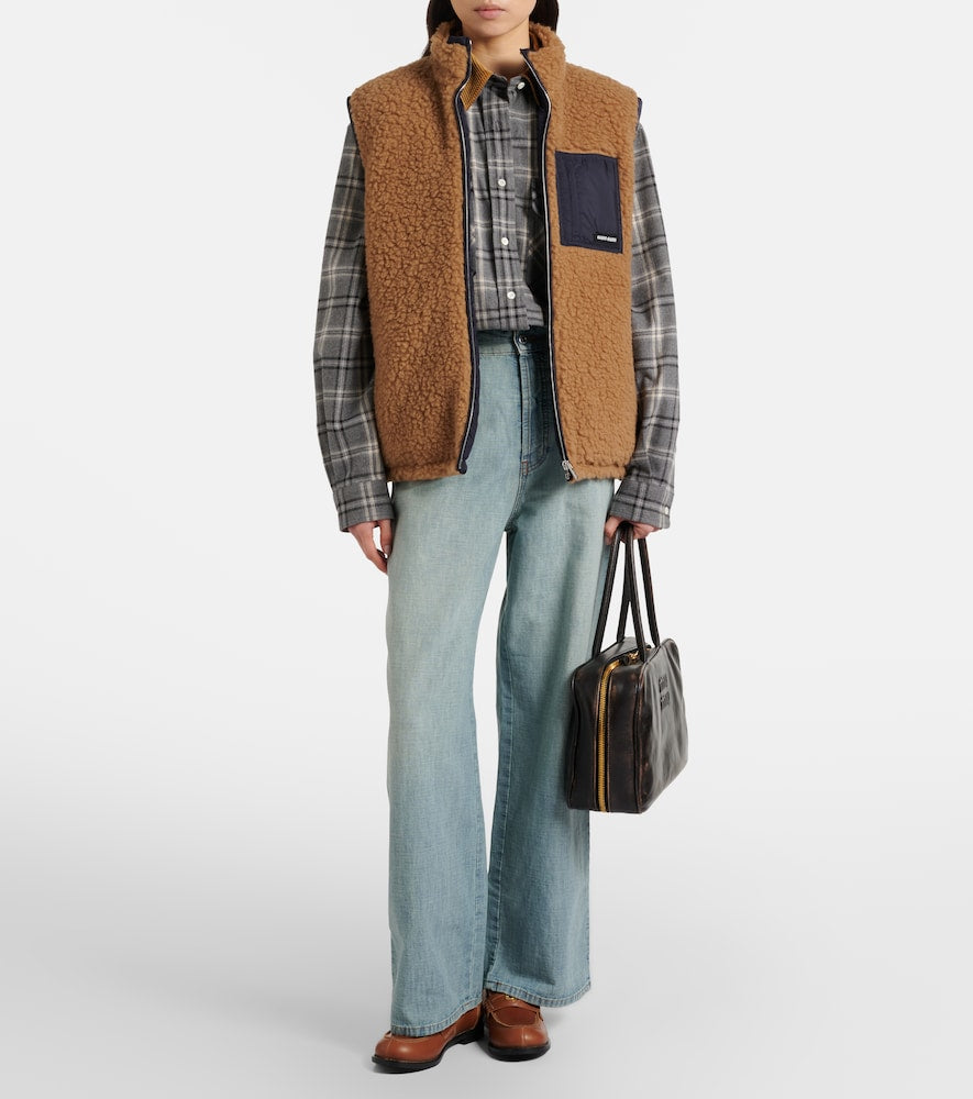 Miu Miu Leather penny loafers (Brown) - Loafers