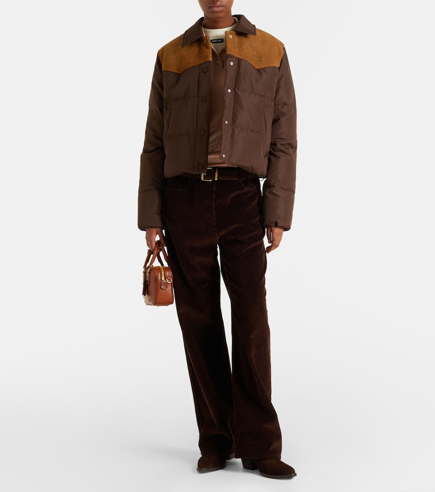 Miu Miu Suede ankle boots - Brown Mid Heel Boots