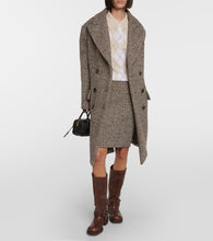 Miu Miu Wool and silk-blend boucl√É¬© coat