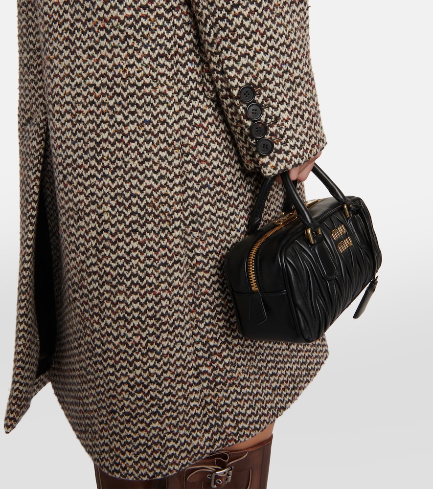 Miu Miu Wool and silk-blend boucl√É¬© coat