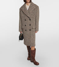 Miu Miu Wool and silk-blend boucl√É¬© coat