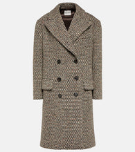 Miu Miu Wool and silk-blend boucl√É¬© coat - Miu Miu 羊毛真丝混纺圈圈呢大衣