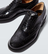 Miu Miu x Church's leather brogues