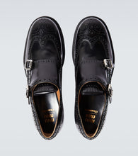 Miu Miu x Church's leather monk strap shoes