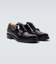 Miu Miu x Church's leather monk strap shoes