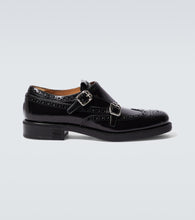 Miu Miu x Church's leather monk strap shoes - Miu Miu x Church's 皮革僧侣鞋