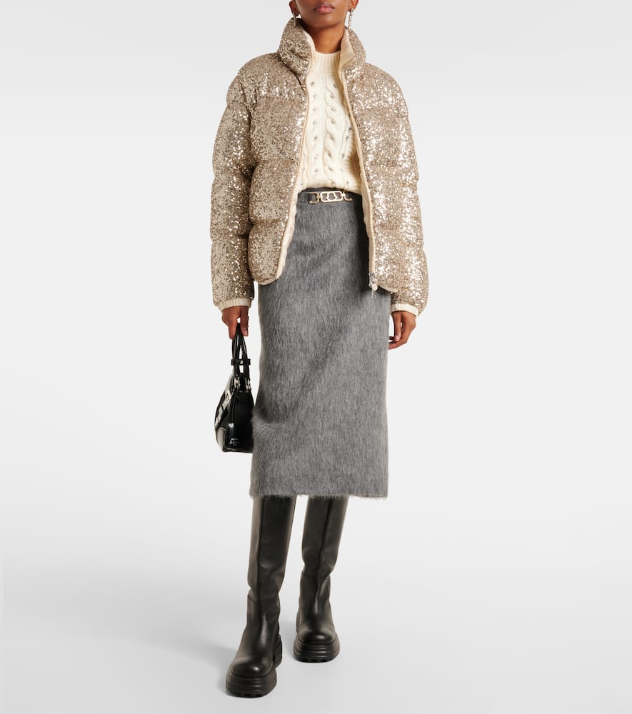 Moncler Anterne sequined down jacket