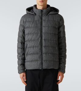 Moncler Arneb wool-blend down jacket