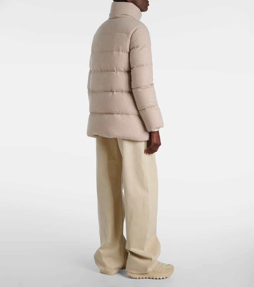 Moncler Bonaguil wool and cashmere down jacket