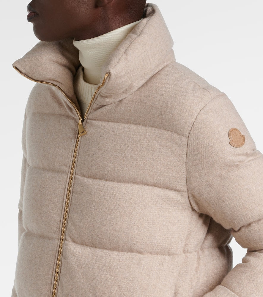 Moncler Bonaguil wool and cashmere down jacket