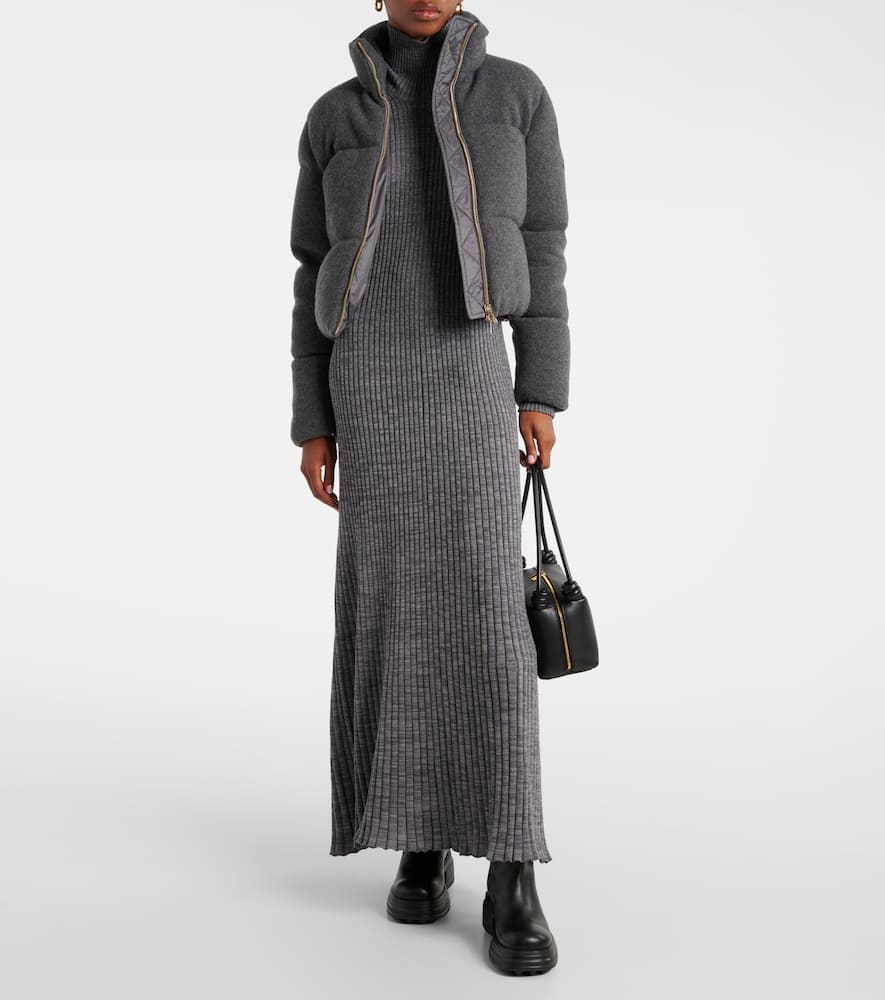 Moncler Breze cashmere and wool down jacket