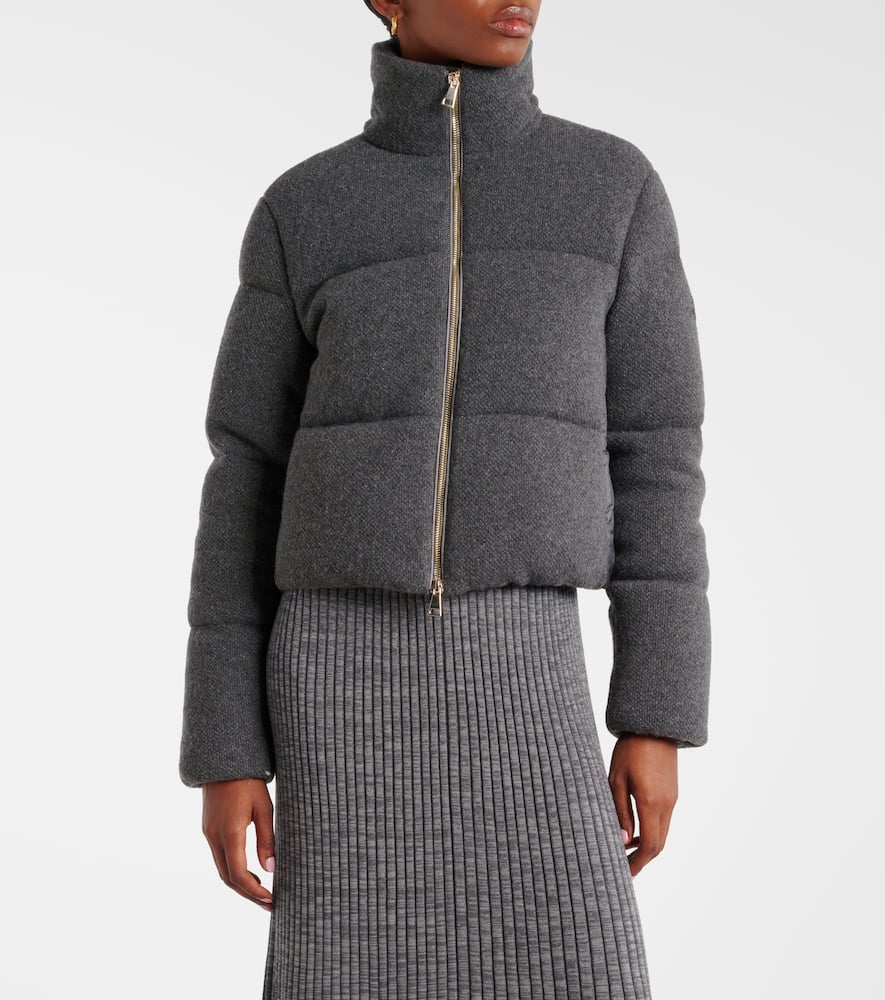 Moncler Breze cashmere and wool down jacket