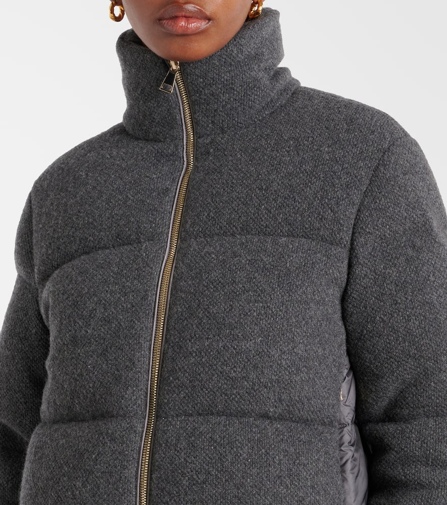 Moncler Breze cashmere and wool down jacket