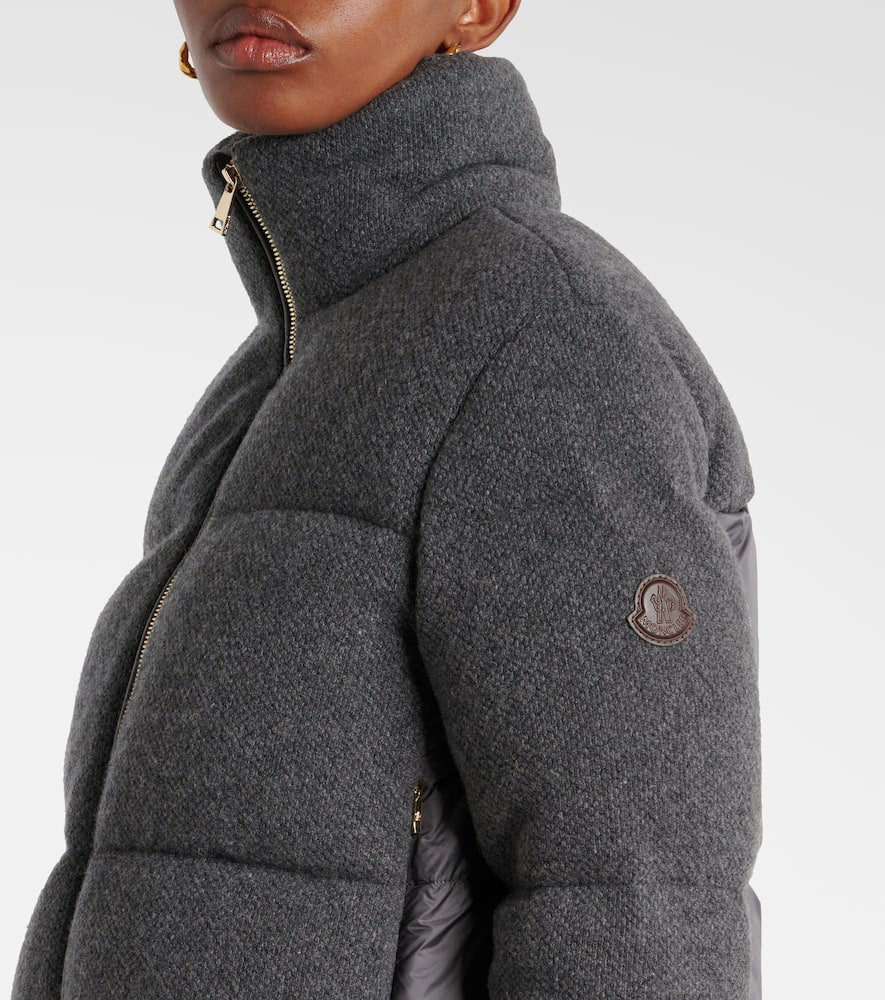 Moncler Breze cashmere and wool down jacket