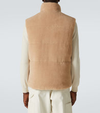 Moncler Colbricon reversible teddy down vest