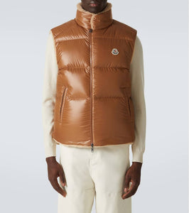 Moncler Colbricon reversible teddy down vest