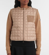 Moncler Cotton-blend down vest
