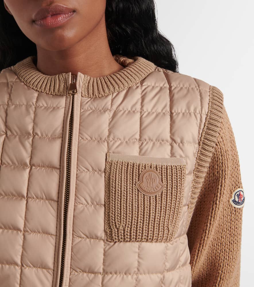 Moncler Cotton-blend down vest