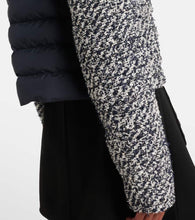 Moncler Dauphin cropped tweed down jacket