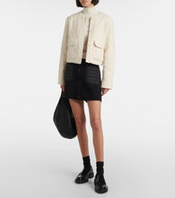 Moncler Dauphin tweed down jacket