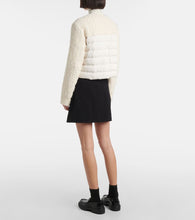 Moncler Dauphin tweed down jacket