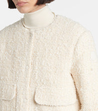 Moncler Dauphin tweed down jacket