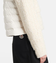 Moncler Dauphin tweed down jacket