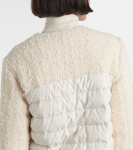 Moncler Dauphin tweed down jacket