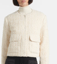 Moncler Dauphin tweed down jacket