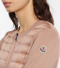 Moncler Down and wool jacket