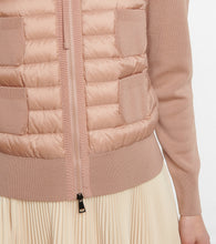 Moncler Down and wool jacket