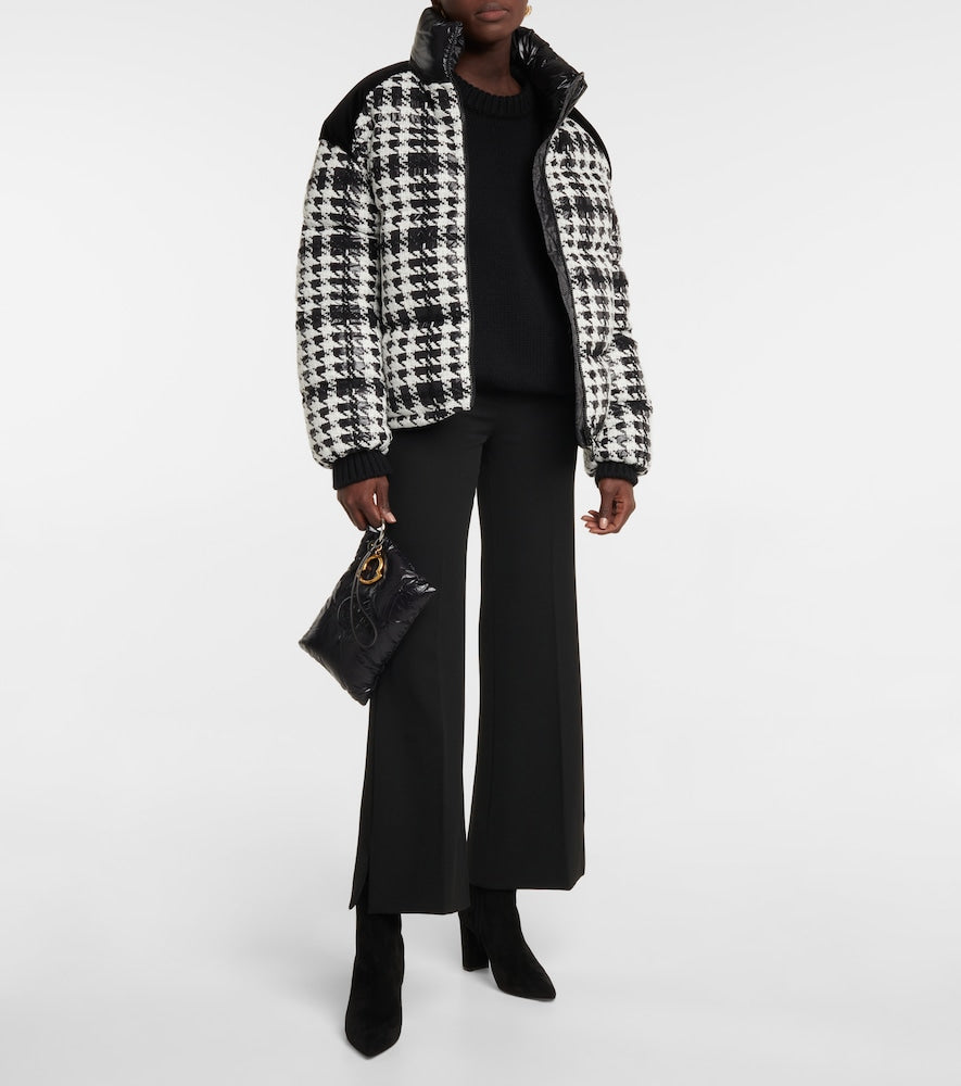 Moncler Erine checked puffer jacket