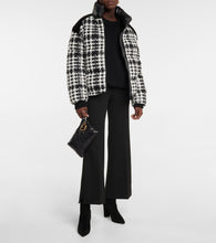 Moncler Erine checked puffer jacket