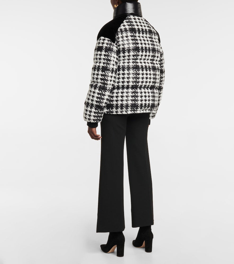 Moncler Erine checked puffer jacket