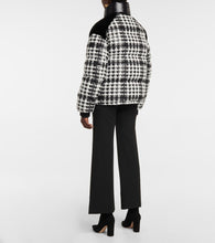 Moncler Erine checked puffer jacket